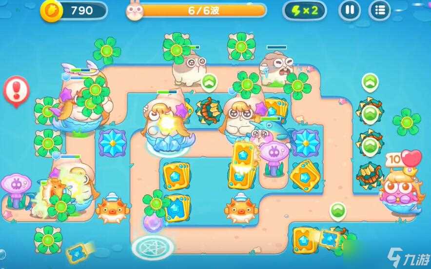 保卫萝卜4海的闺女48关攻略