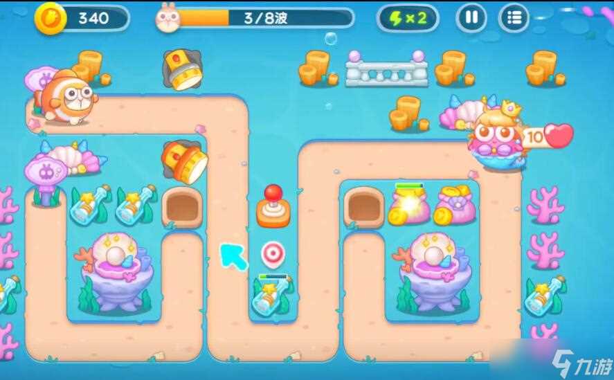 保卫萝卜4海的闺女第14关攻略