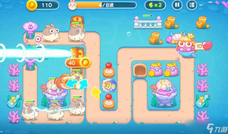 保卫萝卜4海的闺女第14关攻略