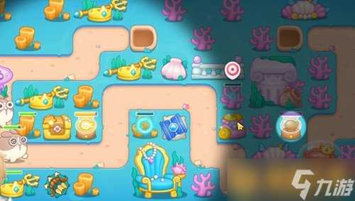 《保卫萝卜4》海的闺女第7关满星图文攻略 怎么放置炮塔容易通关