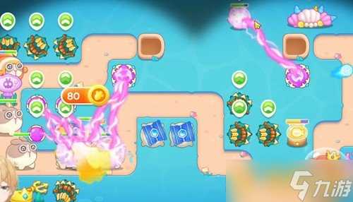 《保卫萝卜4》海的闺女第7关满星图文攻略 怎么放置炮塔容易通关