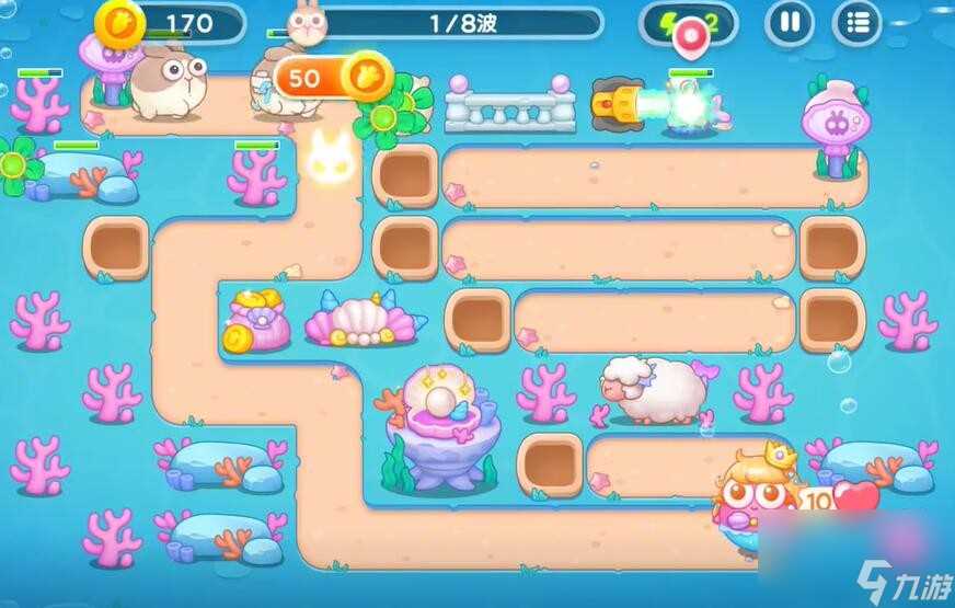 《保卫萝卜4》海的闺女第49关通关攻略