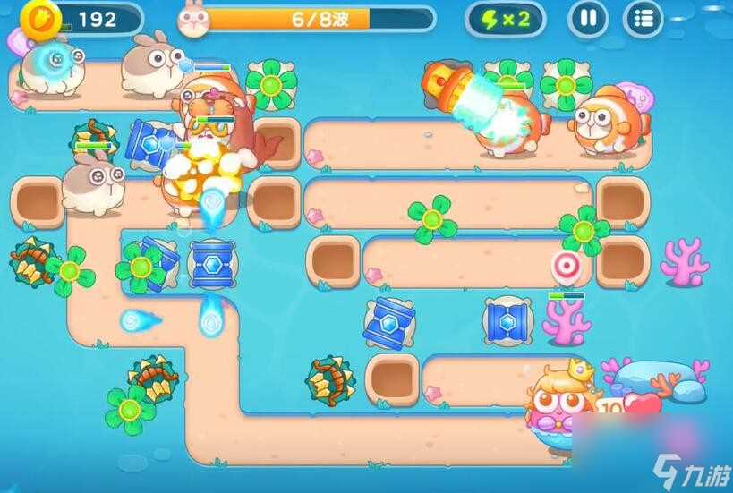 《保卫萝卜4》海的闺女第49关通关攻略