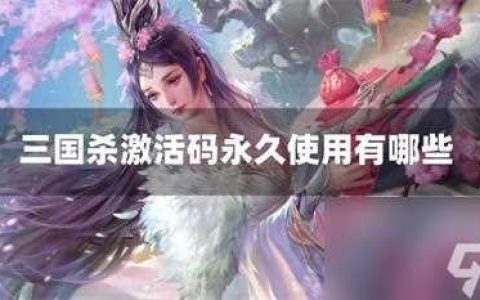 三国杀激活码永久使用有什么