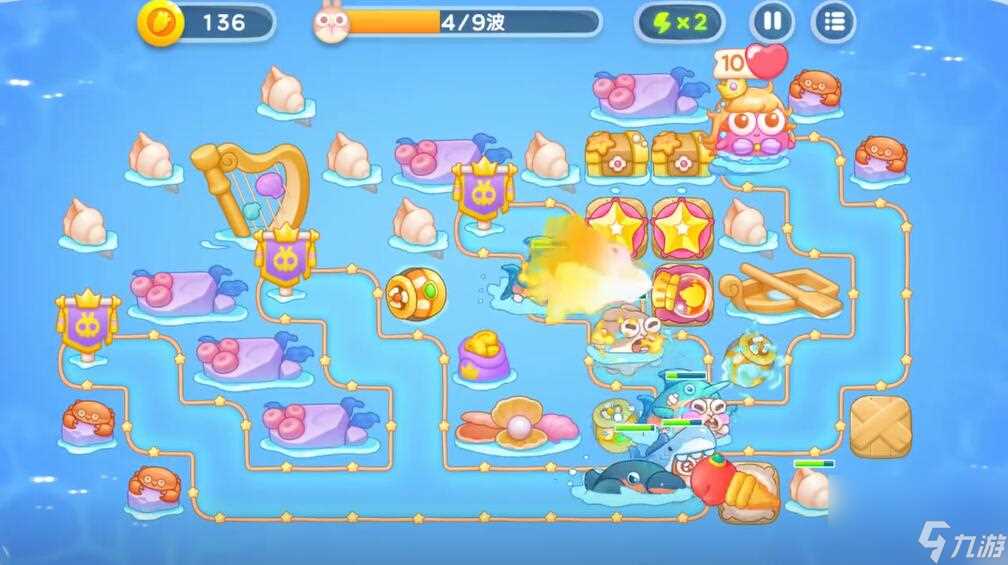 保卫萝卜4海的闺女第68关怎么过