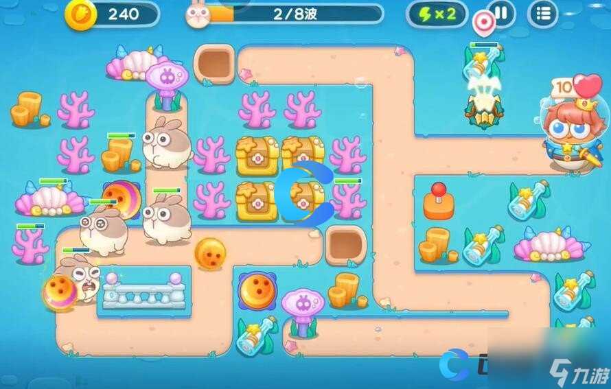 《保卫萝卜4》海的闺女第三十一关怎么过关