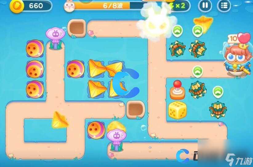 《保卫萝卜4》海的闺女第三十一关怎么过关