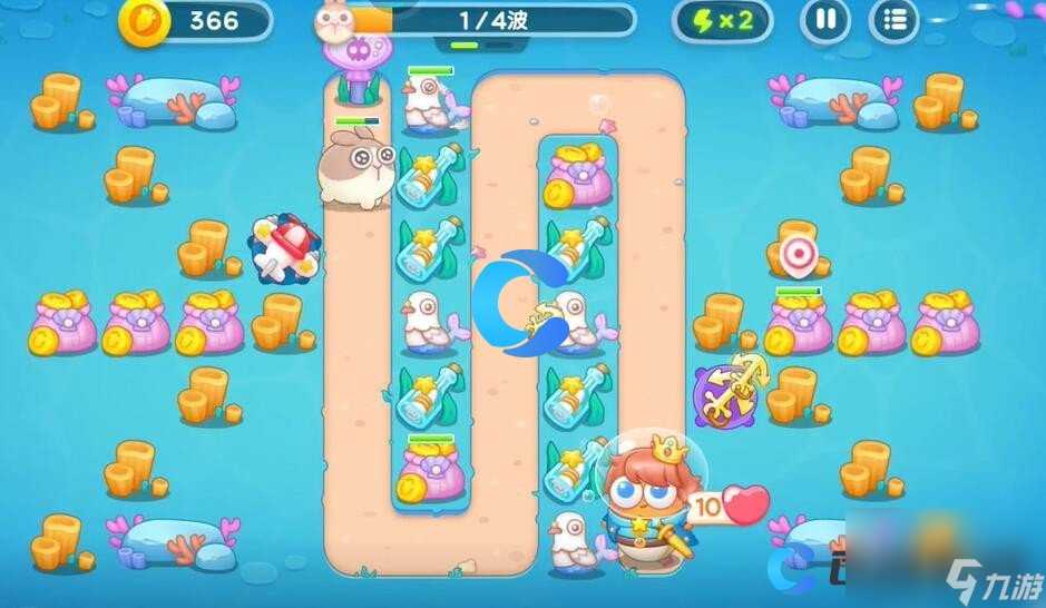 《保卫萝卜4》海的闺女第三十三关怎么过