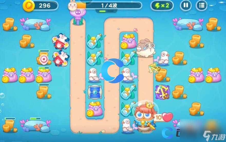 《保卫萝卜4》海的闺女第三十三关怎么过