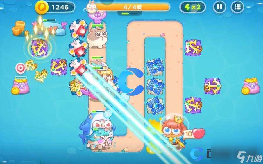 《保卫萝卜4》海的闺女第三十三关怎么过