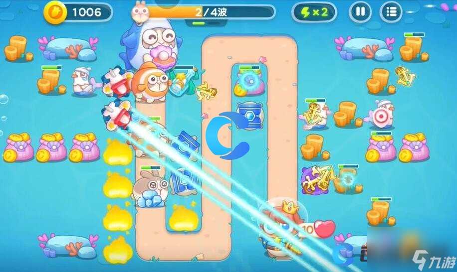 《保卫萝卜4》海的闺女第三十三关怎么过