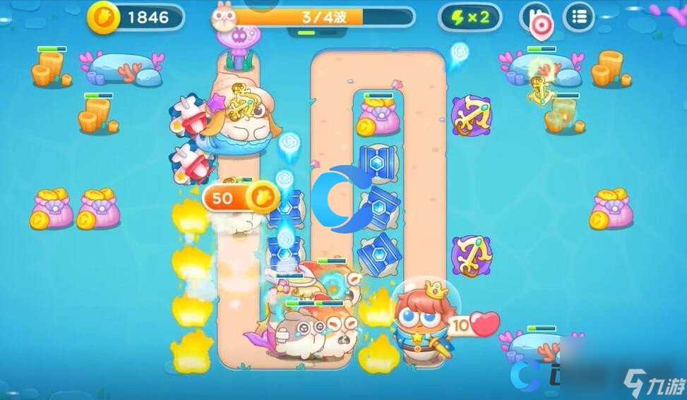 《保卫萝卜4》海的闺女第三十三关怎么过