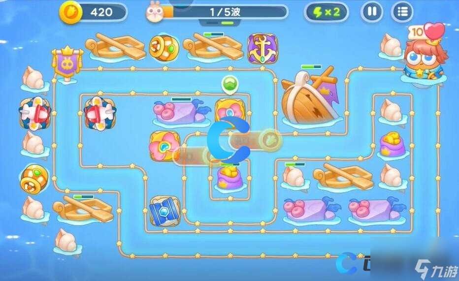 《保卫萝卜4》海的闺女第三十三关怎么过