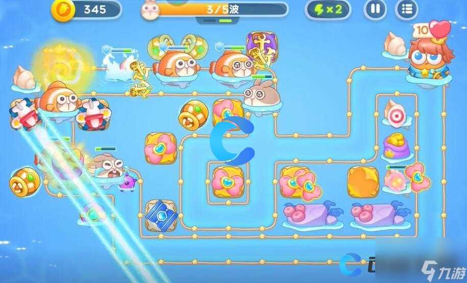 《保卫萝卜4》海的闺女第三十三关怎么过