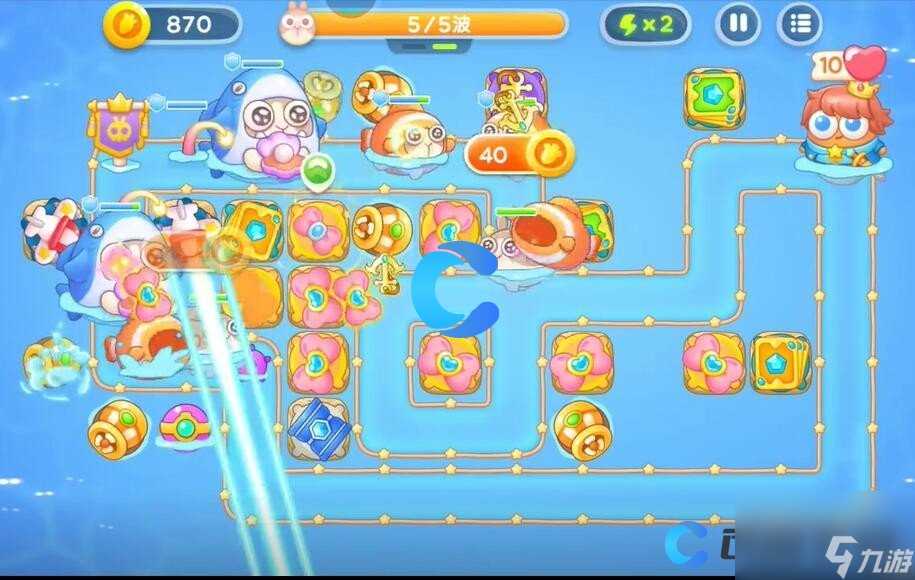 《保卫萝卜4》海的闺女第三十三关怎么过