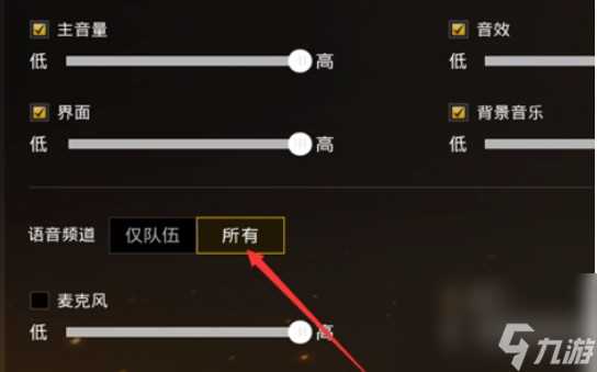 和平精英麦克风怎么打开