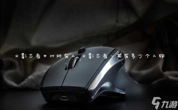 火影忍者木叶所有人 火影忍者一共有多少个人物