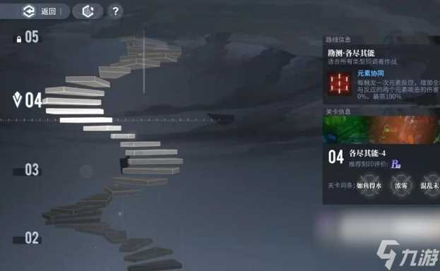 白荆回廊天隙勘测各尽其能攻略-天隙勘测各尽其能打法路线推荐