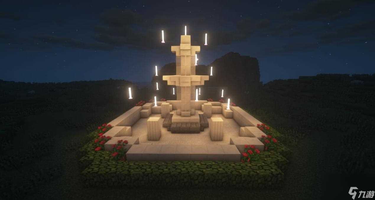 我的世界手游喷泉怎么做 我的世界许愿池喷泉教程