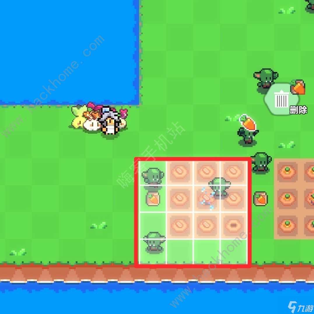 海岛时光种田挖矿洒水器怎么放在农作物中间 洒水器放置技巧