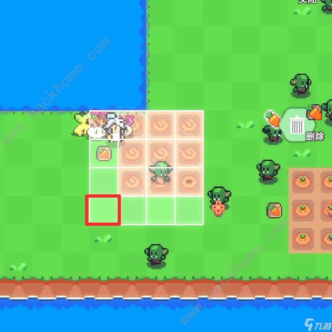 海岛时光种田挖矿洒水器怎么放在农作物中间 洒水器放置技巧