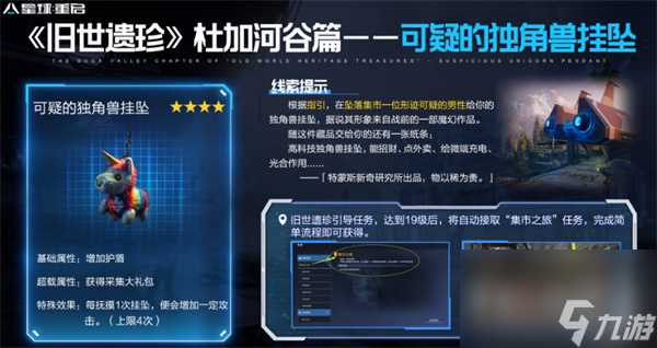 星球重启可疑的独角兽挂坠在哪里介绍