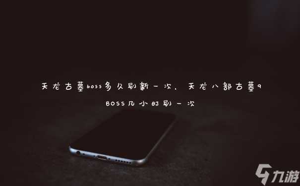 天龙古墓boss多久刷新一次 天龙八部古墓9BOSS几小时刷一次