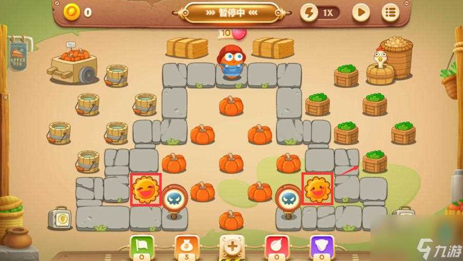 保卫萝卜挑战攻略43关怎么过 保卫萝卜3集市第43关金萝卜攻略