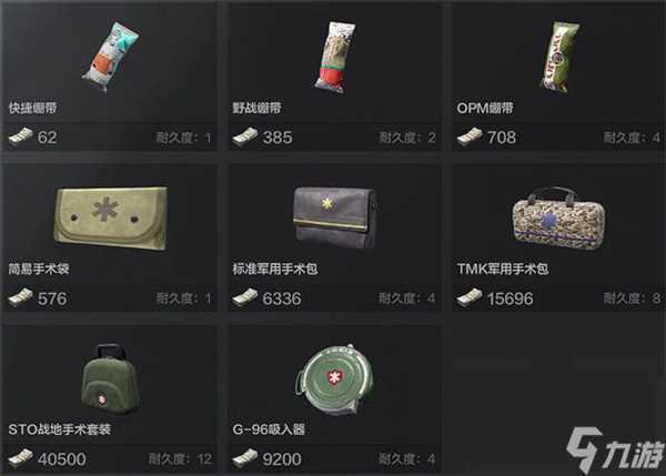 暗区突围药物介绍 暗区突围不同的药物有什么效果