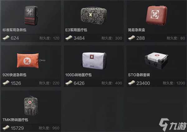 暗区突围药物介绍 暗区突围不同的药物有什么效果