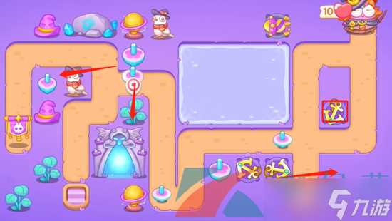 《保卫萝卜4》阿波与魔法宝藏第64关图文通关攻略