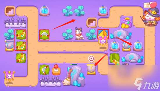 《保卫萝卜4》阿波与魔法宝藏第85关图文攻略