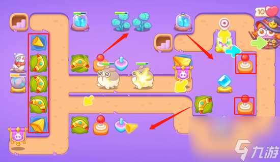 《保卫萝卜4》阿波与魔法宝藏第85关图文攻略