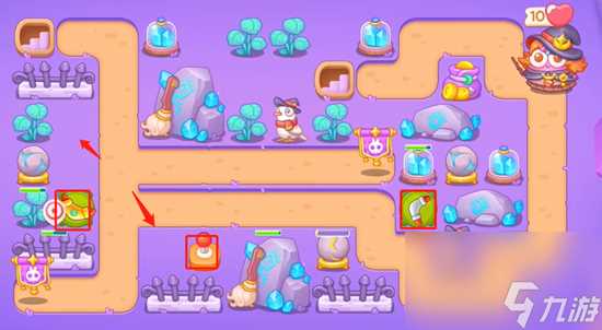 《保卫萝卜4》阿波与魔法宝藏第85关图文攻略