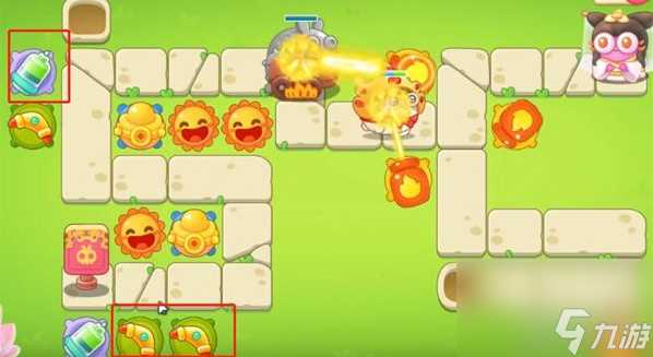 保卫萝卜4白萝卜传奇第48关攻略