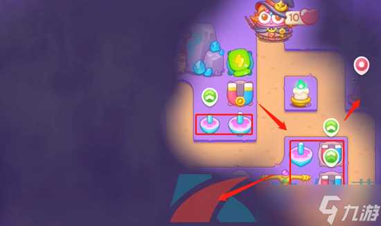 《保卫萝卜4》阿波与魔法宝藏第72关图文通关攻略