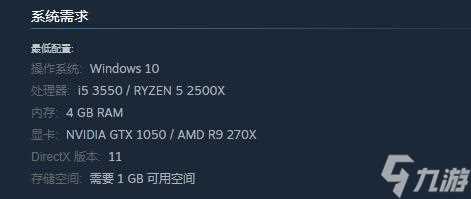 《炼金术商店模拟器》配置要求介绍