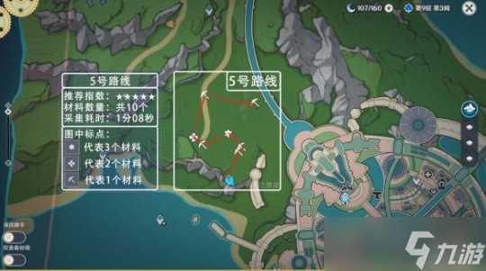 虹彩蔷薇分布图介绍 林尼的突破材料在哪里