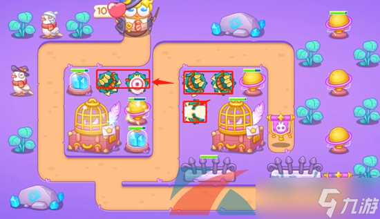 《保卫萝卜4》阿波与魔法宝藏第81关图文通关攻略