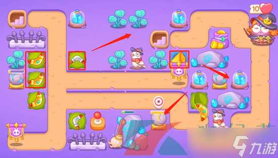 《保卫萝卜4》阿波与魔法宝藏第85关图文通关攻略