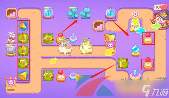 《保卫萝卜4》阿波与魔法宝藏第85关图文通关攻略