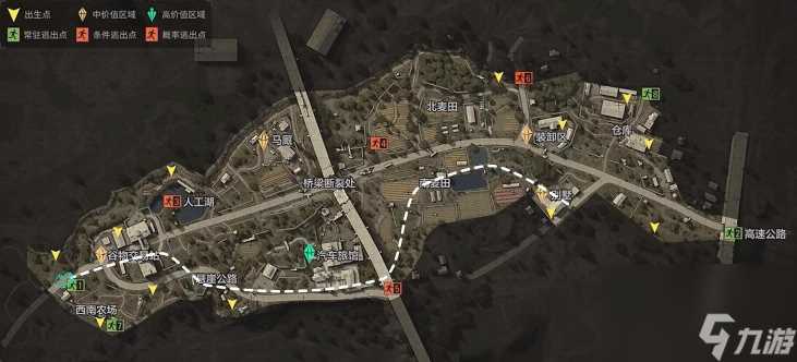 暗区突围农场复活点在哪