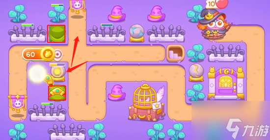 保卫萝卜4阿波与魔法宝藏第77关怎么通关 第77关通关攻略大全