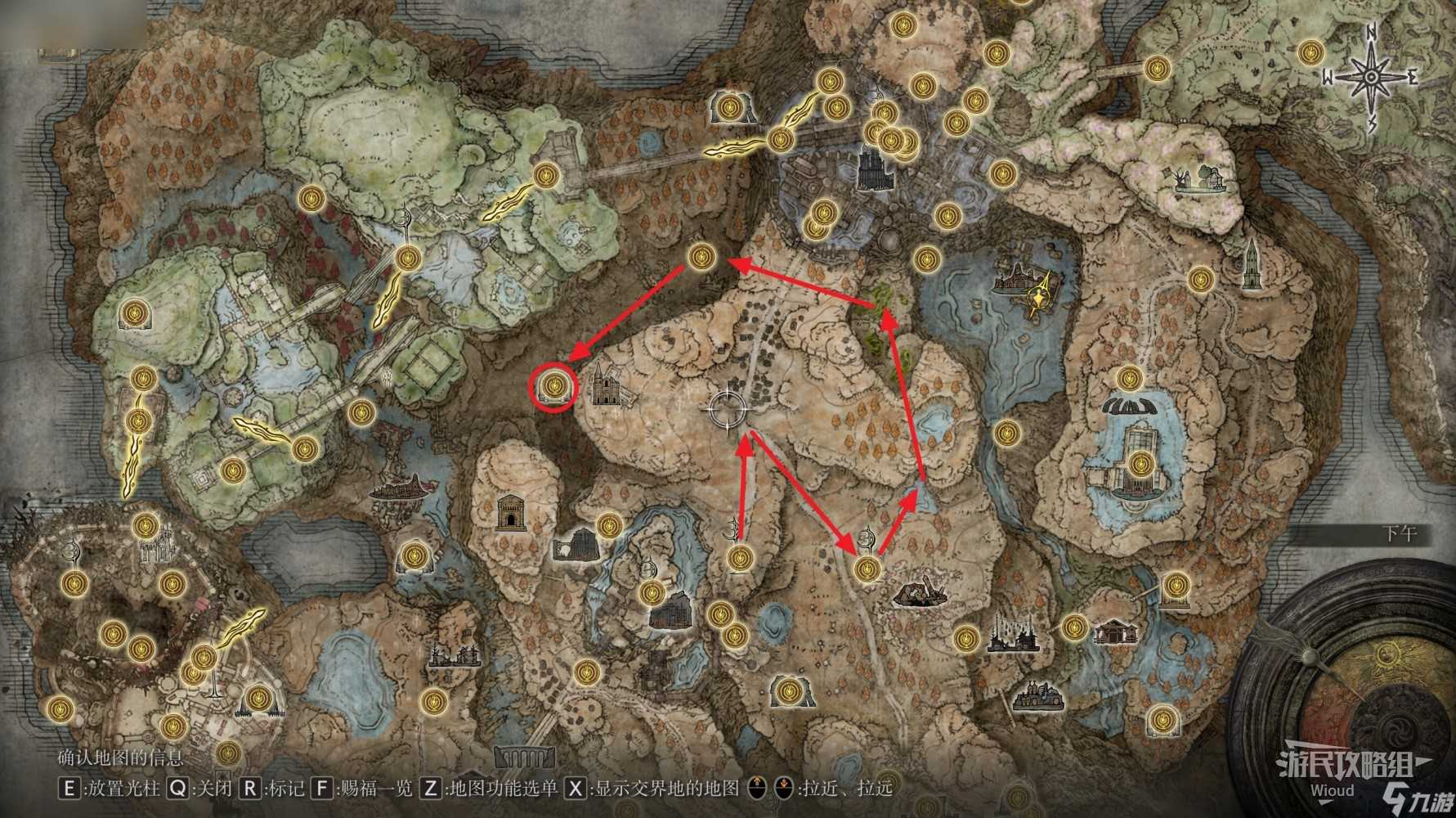 艾尔登法环黄金树幽影黑暗剑与光明剑获取攻略 详细跑图路线