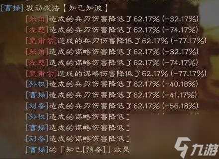 三国志战略版知己知彼怎么样