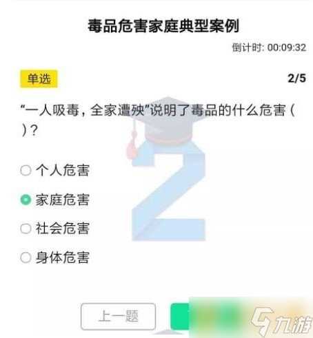 《青骄第二课堂》 六年级毒品危害家庭典型案例答案推荐