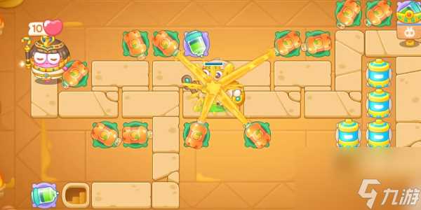 保卫萝卜4法老归来第12关金萝卜技巧