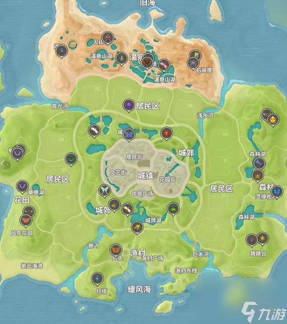 心动小镇昆虫分布图介绍