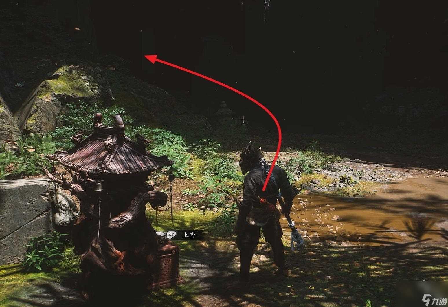 黑神话悟空黑风山打坐蒲团地点在哪里