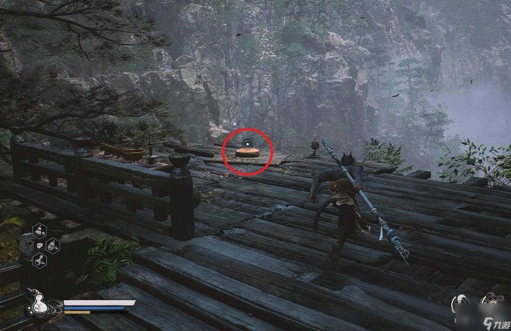 黑神话悟空黑风山打坐蒲团地点在哪里